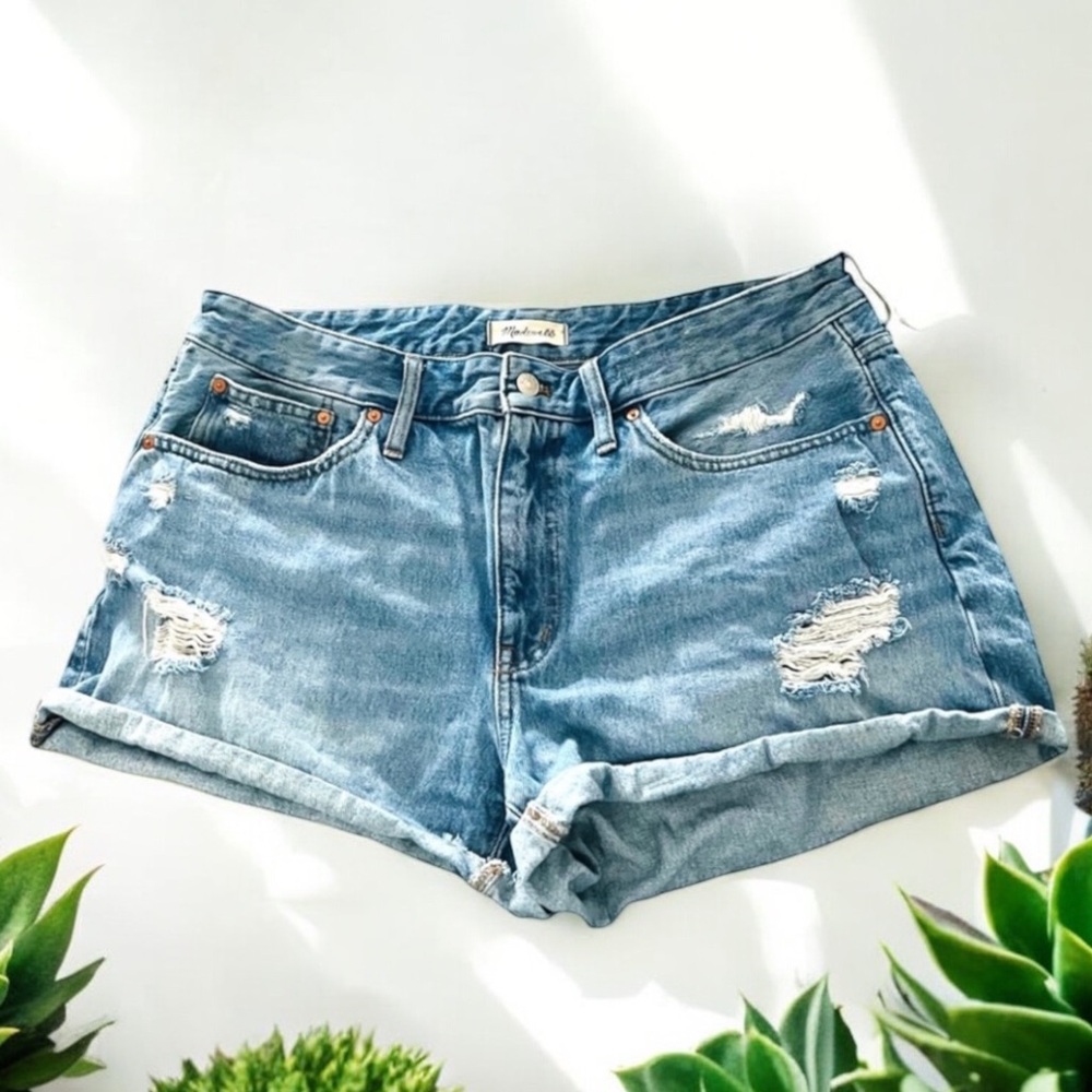 MADEWELL Relaxed Denim Jean Shorts Women’s Size 14 W FAST SHIPPING 1531-7